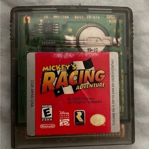Disney Mickey's Racing Adventure Nintendo Game Boy Color Game 1999